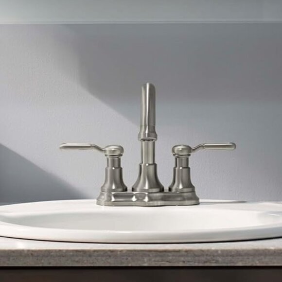 Kohler Other - Kohler Sterling Ludington 4 inch Centerset Bathroom Sink Faucet Brushed Nickel
